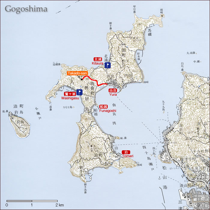 Gogoshima Map