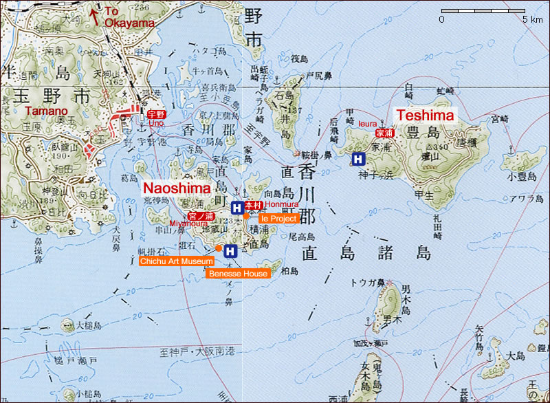 Naoshima/Teshima MAP